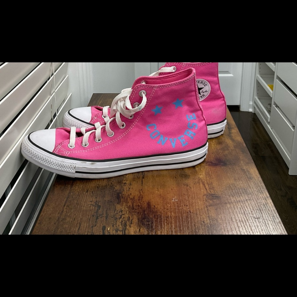 Men’s Chuck Taylor All Star High 'Smiley - Mod Pink'